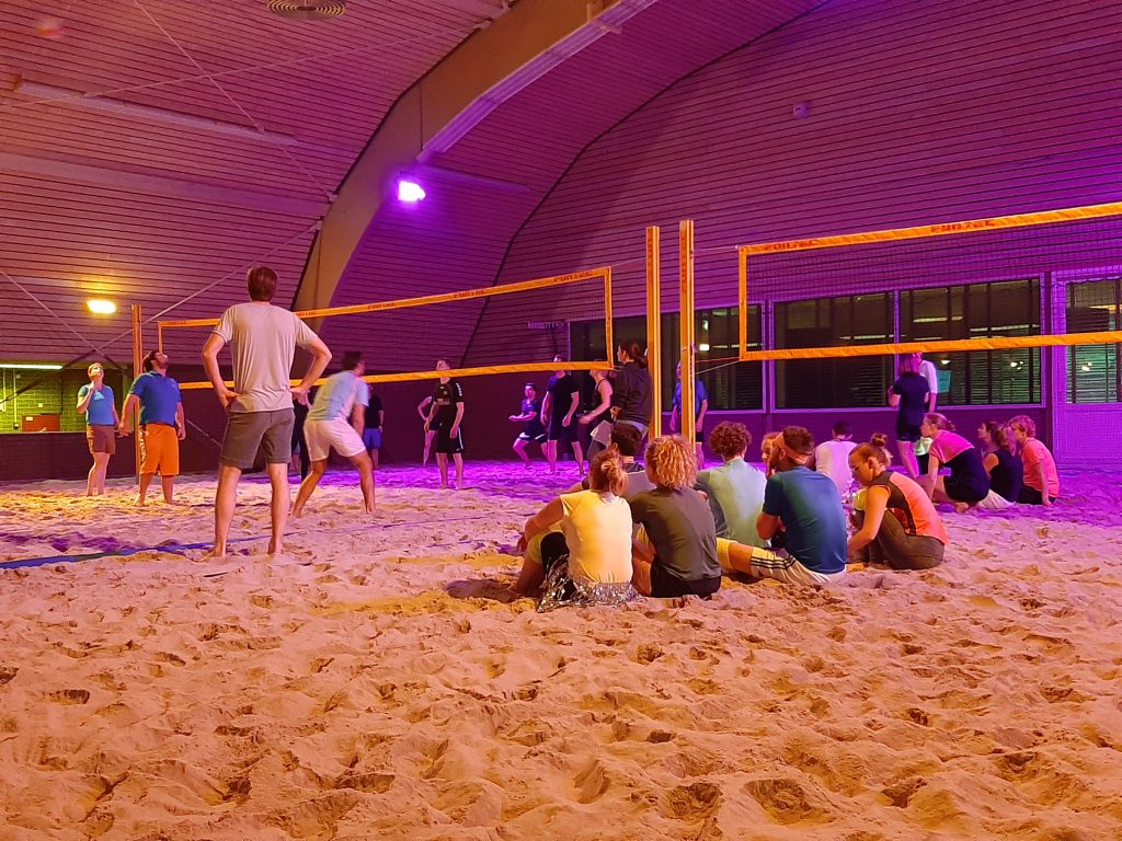 Indoor beachvolleybal